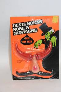lot 268 image: Devil Horns, Nose & Mustache Costume Set - Safe and Non-Toxic