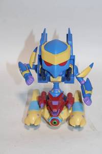 lot 281 image: Colorful Robotic Action Figure with Adjustable Parts