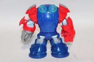 lot 283 image: Red and Blue Action Robot Toy with Movable Parts
