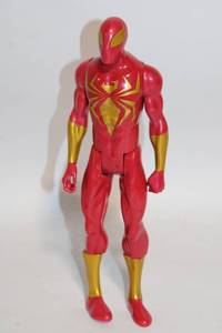lot 284 image: 12-Inch Red and Gold Superhero Action Figure