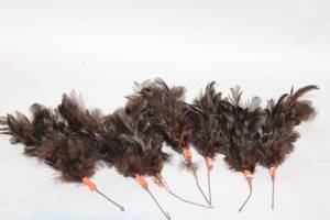 lot 293 image: Set of 7 Brown Feather Dusters
