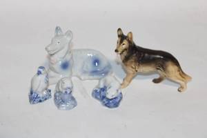 lot 294 image: Collection of 5 Ceramic Animal Figurines