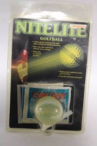 lot 314 image: Nitelite Glow-in-the-Dark Golf Ball with Cyalume Lightstick