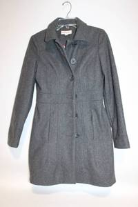 lot 348 image: Merona Gray Wool Blend Coat Size SmallPetite