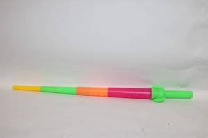 lot 366 image: Colorful Expandable Toy Sword in Vibrant Neon Colors