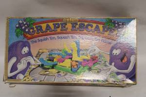 lot 372 image: The Grape Escape Board Game Complete Set with Accessories