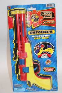 lot 376 image: Super Bang Enforcer Repeating Cap Gun - 8 Shot Toy Gun