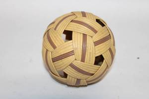lot 384 image: Rattan Wicker Sepak Takraw Ball