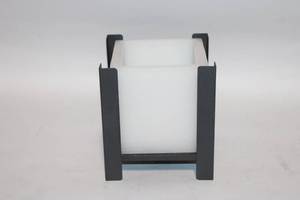 lot 389 image: Sturdy Industrial Black Metal Storage Bin