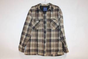 lot 402 image: Pendleton Wool Plaid Flannel Shirt - Size L