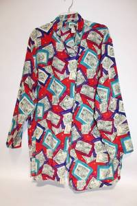 lot 428 image: Maggie Sweet 3X Womens Colorful Patterned Shirt