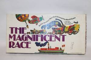 lot 455 image: The Magnificent Race Board Game by Parker Brothers, 1975