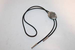 lot 478 image: Eagle Design Bolo Tie with Metal Tips
