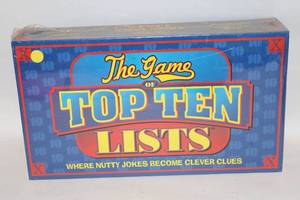 lot 480 image: The Game of Top Ten Lists - Sealed Board Game