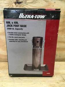 lot 55 image: Ultra Tow 6 x 4 Jack Foot Base 2000 LBS Capacity