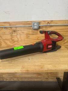 lot 27 image: TORO 51822 Battery Powered Brushless Leaf Blower