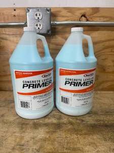 lot 61 image: RAPID SET Lot of 2 Gallons of Concrete Leveler Primer