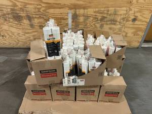 lot 49 image: SIMPSON STRONG-TIE Pallet of- SET-XP Epoxy