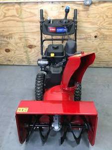 lot 2 image: Toro Power Max HD 828 OAE 28 in. 252 cc Two-Stage Gas Snow Blower with Electric Start Model # 38838