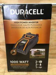 lot 68 image: Duracell High Power Inverter Model # DR1000INVC