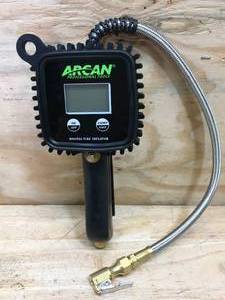 lot 79 image: Arcan Digital Tire Inflator with Air Pressure Gauge Model # ADTIAGSS 03122512