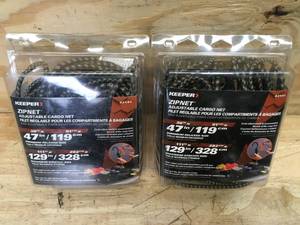 lot 100 image: Lot of 2 - Keeper Adjustable Cargo Net