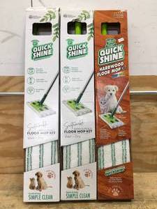 lot 129 image: Lot of 3 - Floor Mop Kits