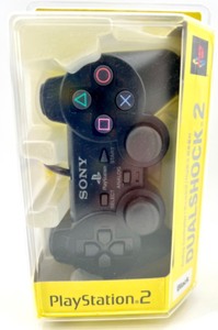 lot 403 image: PlayStation 2 DualShock 2 Analog Controller Black - Factory Sealed