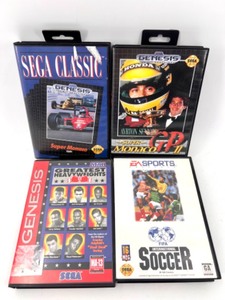 lot 416 image: Collection of 4 Sega Genesis Games with Cases