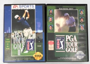 lot 418 image: PGA Tour Golf II and PGA Tour Golf Sega Genesis Games