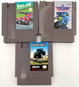 lot 433 image: Set of 3 Vintage Nintendo NES Game Cartridges