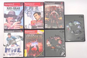 lot 435 image: Collection of 7 PlayStation 2 Games Greatest Hits and Classics Including Ghost Rider, NHL 2001 and more