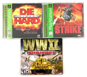 lot 449 image: Set of 3 Video Games for PlayStation and PC