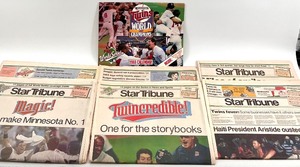 lot 610 image: Minnesota Twins 1987 and 1991 World Series Memorabilia Collection