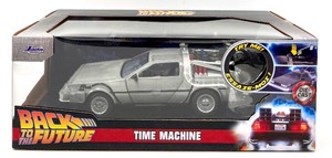 lot 612 image: Back to the Future 124 Die-Cast Time Machine with Working Lights