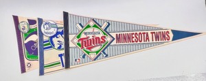 lot 615 image: Collection of Minnesota Sports Team Pennants