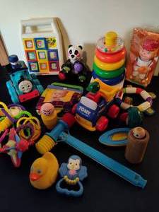lot 36 image: Vintage PlayschoolFisher PriceEtc InfantToddler Toys