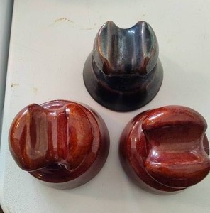 lot 149 image: Lot of Three Electrical Insulators