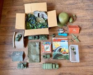 lot 84 image: Vintage Army Guys & Army Trucks, Toys and GI Joe Coloring Book