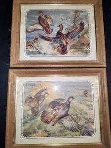 lot 74 image: Charles De Feo Framed Art (2pcs)