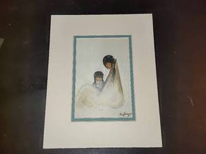 lot 62 image: Navajo Mother Signed by Ted DeGrazia