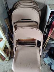 lot 158 image: Lot of Steel Folding Chairs