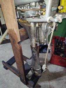 lot 226 image: VIntage Champion Outboard Motor