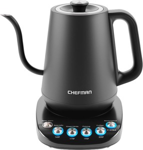 lot 6 image: Chefman True Temp Gooseneck Electric Kettle