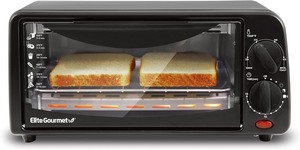 lot 23 image: Elite Gourmet 2 Slice Toaster Oven