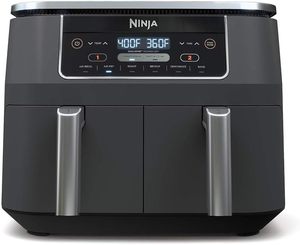 lot 25 image: Ninja Foodi 2 Basket 8 Quart Air Fryer