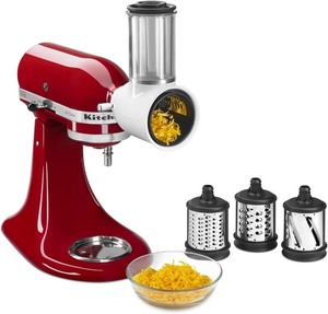 lot 64 image: KitchenAid Stand Mixer Slicer Shredder