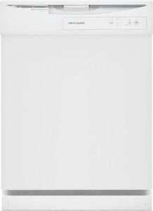 lot 35 image: Frigidaire 24 in. White Front Control Smart Built-In Tall Tub Dishwasher