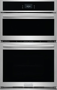 lot 49 image: Gallery 27 in. Electric Built-In Wall Oven and Microwave Combination w Total Convection, Smudge-Proof Stainless Steel