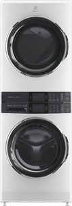 lot 50 image: 4.5 cu. ft. Stacked Washer and 8.0 cu. ft. Gas Dryer Laundry Tower in White with SmartBoost Premixing, Energy Star